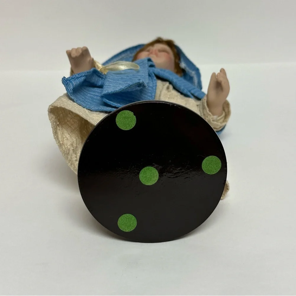 Seymour Mann Shepherd Doll with Stand 11 in.